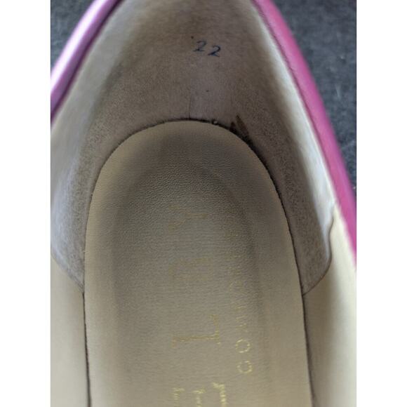 Vintage Selby Brand Ladies Pink Shoes Slip On Flat Lofers Size 8.5 AA 1980 - Picture 10 of 10